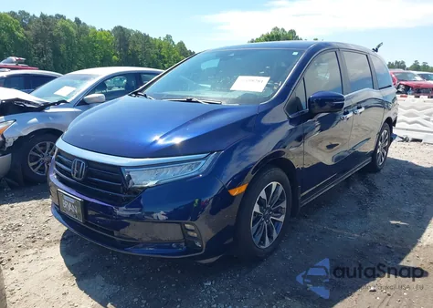 2024 Honda Odyssey Ex-L from USA, damaged, VIN 5FNRL6H65RB067573